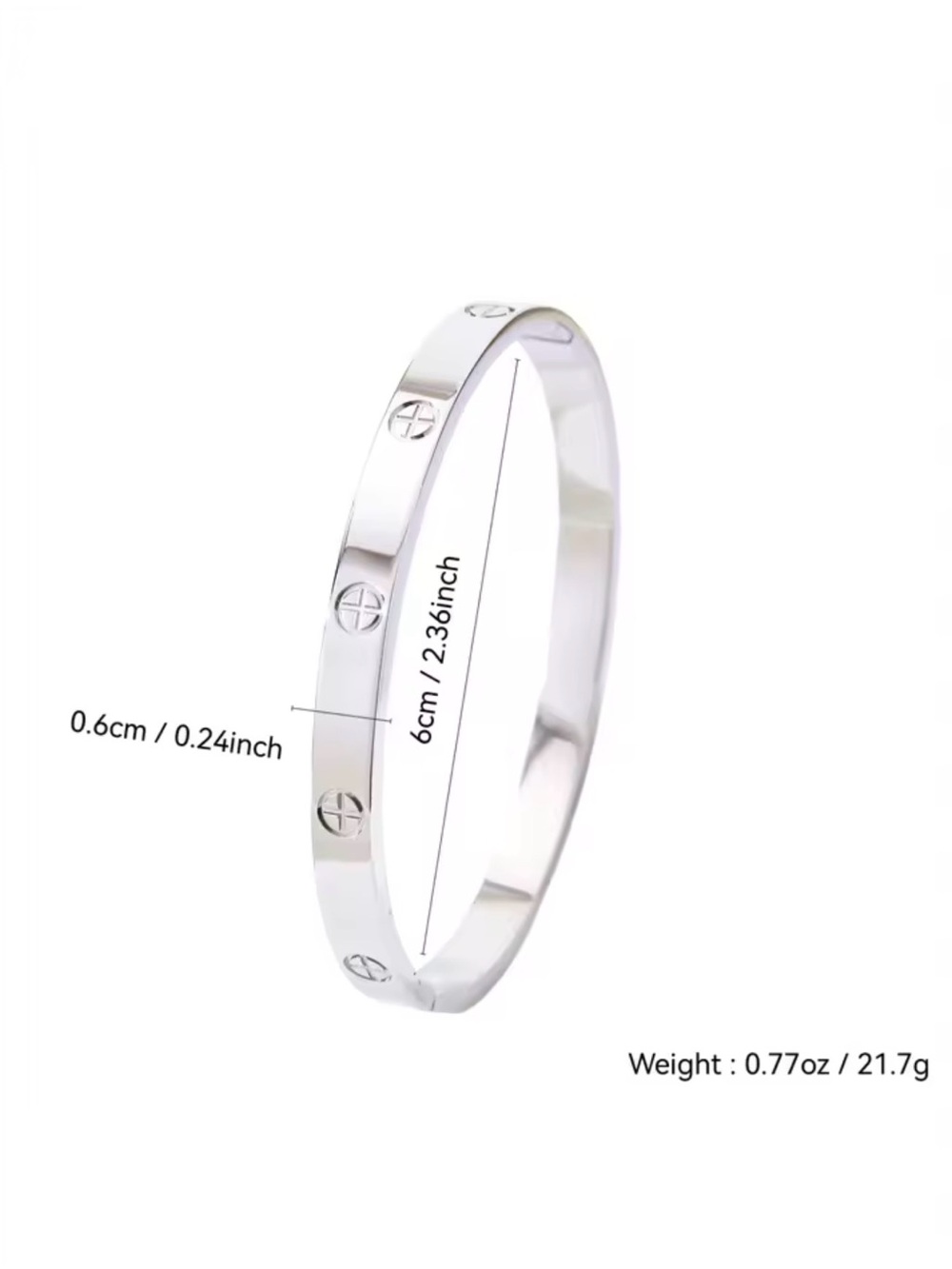 Elegant Gold and Silver Twin Bangle Bracelets - Women's Jewelry - Picture 6 of 6